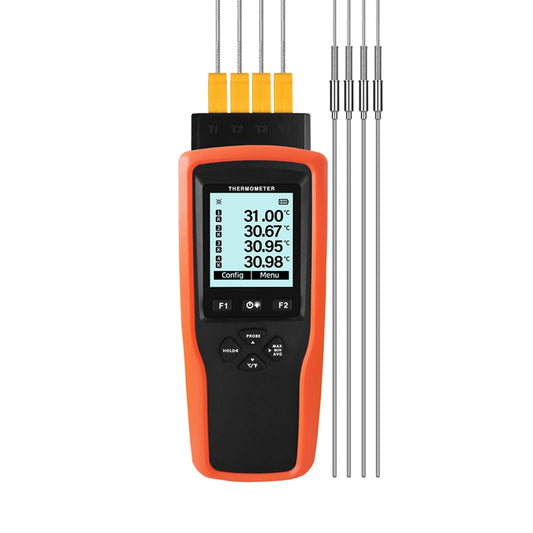 4.4 High Accuracy 4-Channel Thermocouple Meter w/ Data Logging