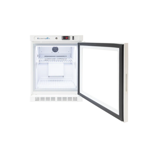 2.5 Cu. Ft. Benchtop, Life Science Performance, Glass Door Refrigerator