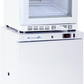 2.5 Cu. Ft. Combination Lab Glass Door Refrigerator & 4 Cu Ft. Solid Door Freezer