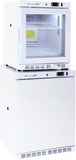 2.5 Cu. Ft. Combination Lab Glass Door Refrigerator & 4 Cu Ft. Solid Door Freezer