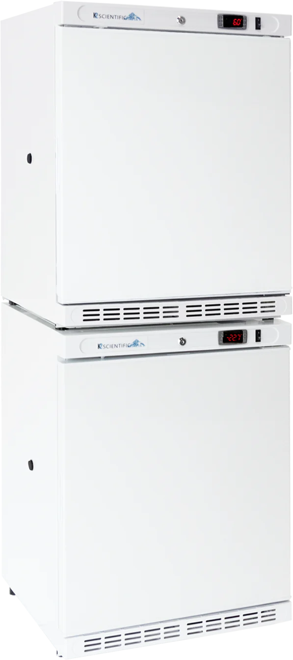 4 Cu. Ft. Combination Solid Door Refrigerator & 4 Cu. Ft. Solid Door Freezer