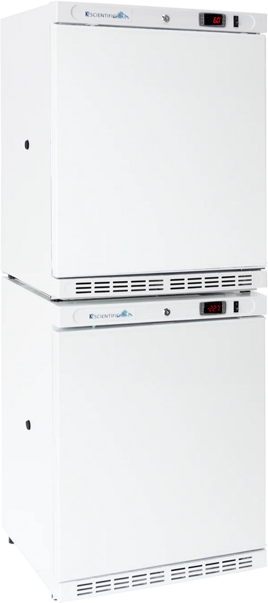 4 Cu. Ft. Combination Solid Door Refrigerator & 4 Cu. Ft. Solid Door Freezer