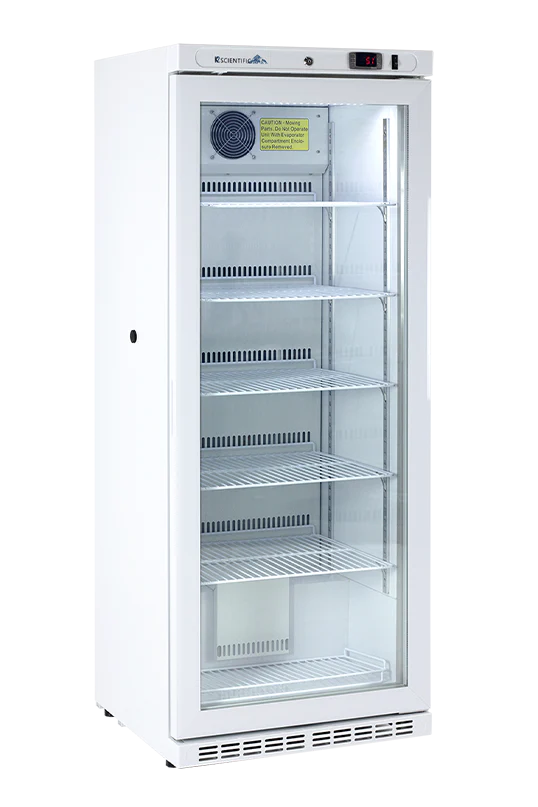 10 Cu. Ft. Glass Door Upright Medical Refrigerator