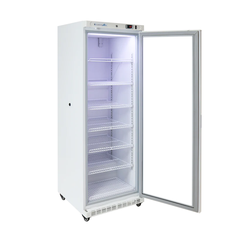 14 Cu. Ft. Glass Door Upright Medical Refrigerator