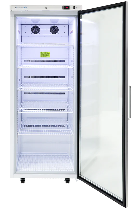 24 Cu. Ft. Glass Door Upright Refrigerator